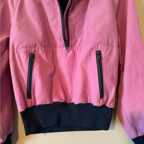 Vintage Nils Pink Half Zip Pullover Coat 8 Small - Picture 6 of 7